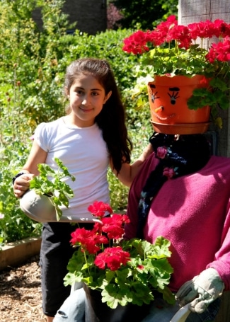 Tinsley Allotment's Scarecrow, Shortlisted in the 2018 Cultivation Street Competition in Communities and Calliope Colour My Life