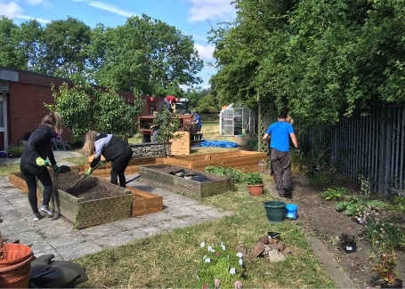 Garden supported by Notcutts Rivendell Cultivation Street ambassador Angela Fletcher