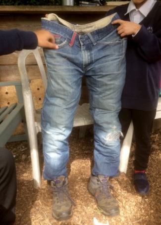 Scarecrow making at the Tinsley Allotment, Shortlisted in the 2018 Cultivation Street Competition in Communities and Calliope Colour Your Life