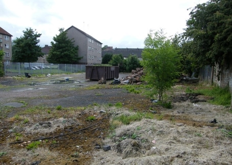 Shettleston Community Growing Project Derelict ground before allotments