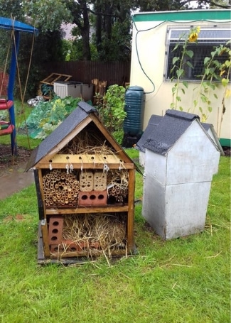 Allens Cross Community Garden bug hotel