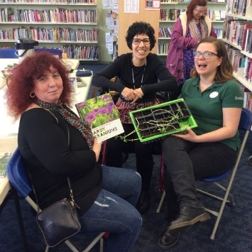 Cultivation Street ambassador, Dobbies Georgina Isherwood at Hunstanton library