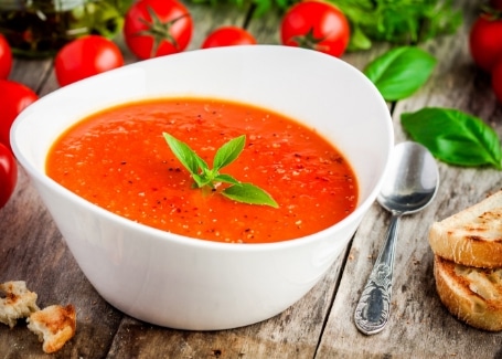 Cultivation Street recipe for tomato and basil soup from homegrown tomatoes in your school or community garden or allotment