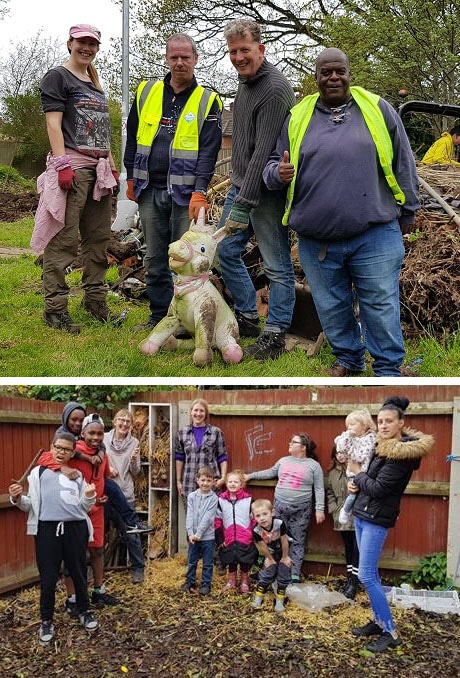 Spring 2018 Starting Work Clearing New Space - Rutley Grove Friends