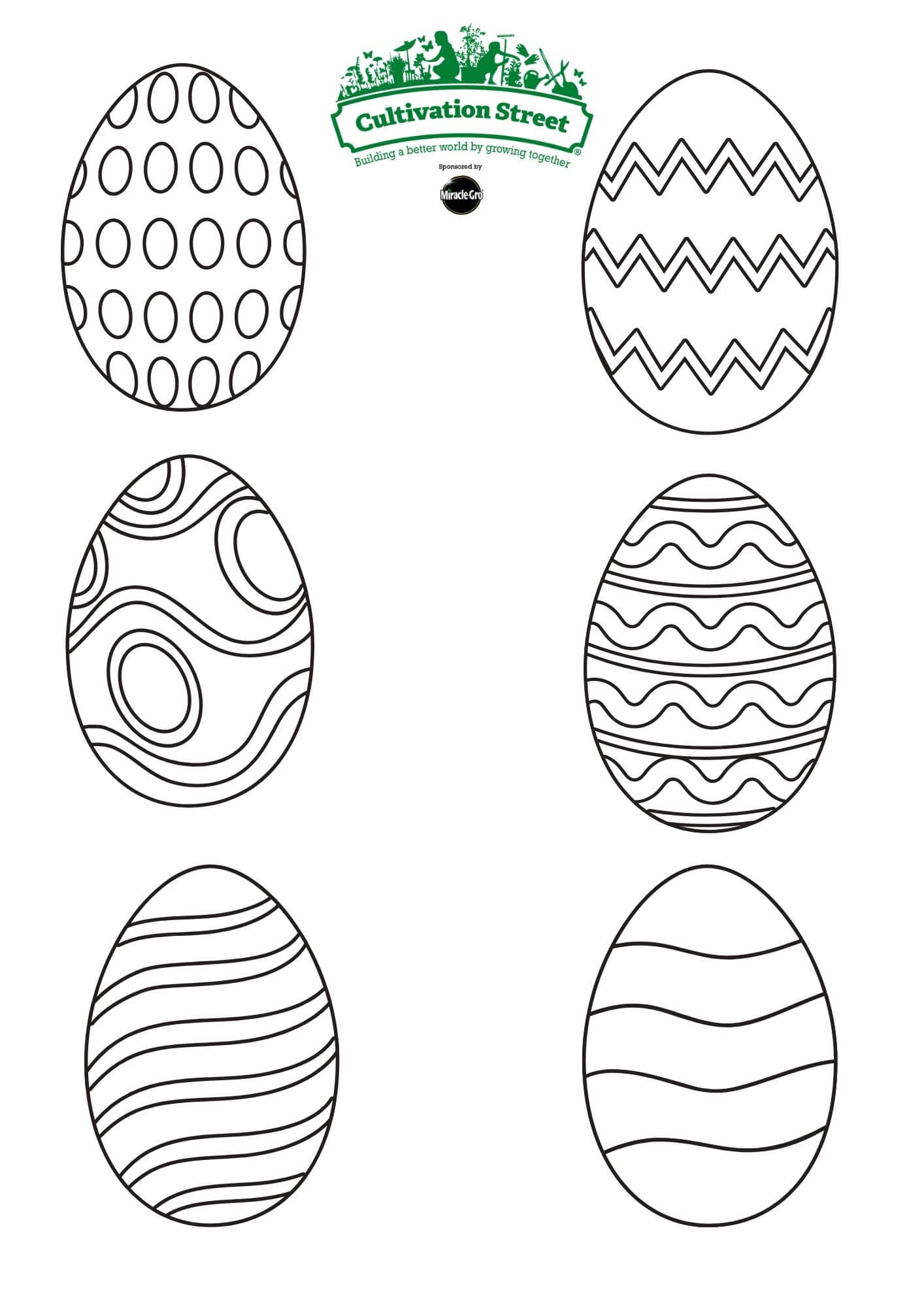 easter eggs Pattern