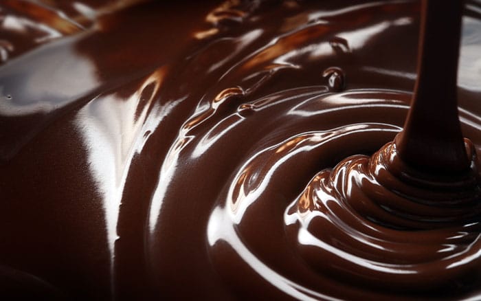 Melted chocolate