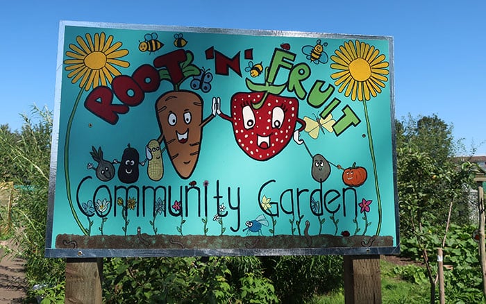 Mural for a community garden